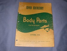 1949 Mercury Body Parts Catalog 1949 Mercury Body Parts Catalog