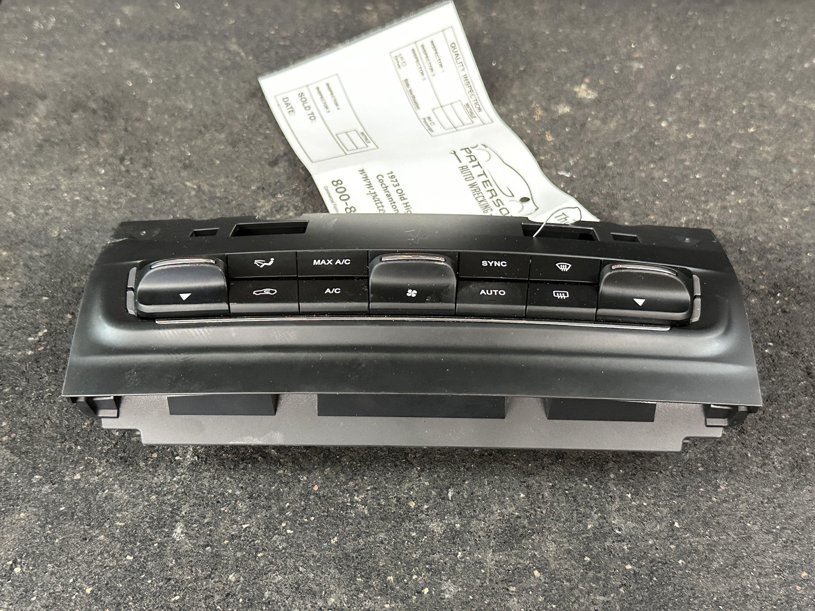 14-17 MASERATI GHIBLI HEATER AC TEMPERATURE CLIMATE CONTROL PANEL SWITCH