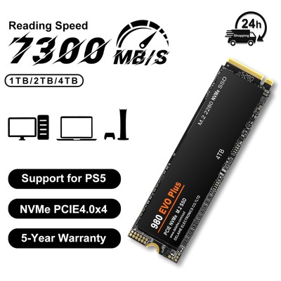 980 EVO Plus 1/2/4TB PCIe 4.0 NVMe M.2 SSD High-Speed interne Festplatte schnell