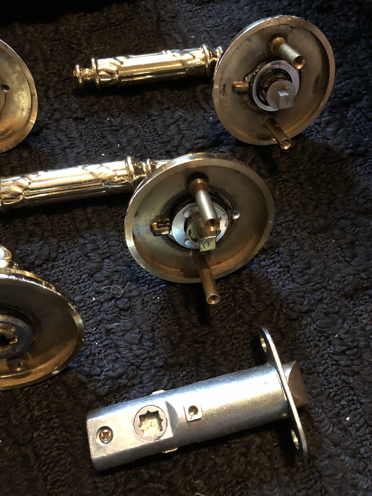 Omnia Brass Door Handles eBay