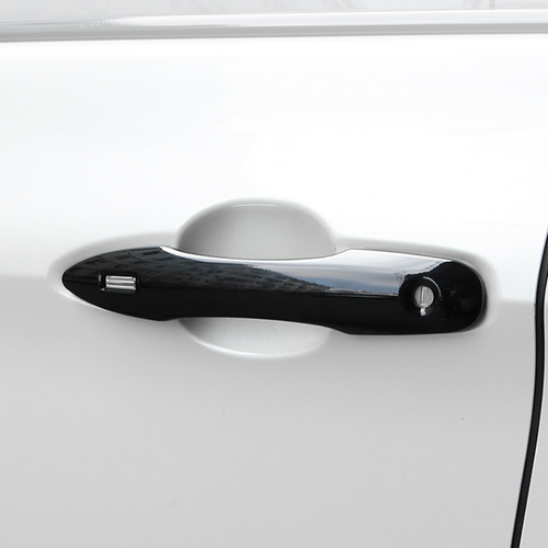 Black Before&After Car Door Handles Cover Trim 4pcs For Toyota Corolla 2019-2023 - Picture 3 of 6