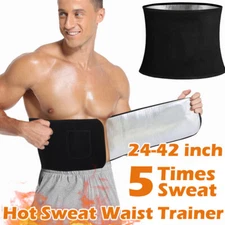 Men Waist Trainer Abdomen Reducer Modeling Belt Sweat Girdles Slimming Shapewear