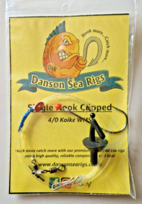 Single Hook Clip Down 4/0 Koike WMS (4 Pack) Impact Shield - Danson Sea Rigs UK