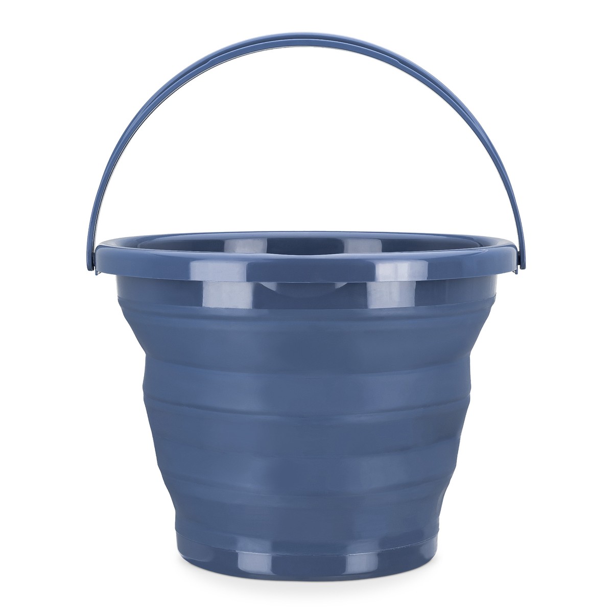 Secchio Pieghevole Navaris 10 Litri - Silicone, Per Campeggio, Pulizie E Pesca - Foto 5