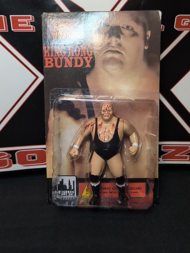 Figura de lucha libre BLOODY "King Kong Bundy" Legends WWE 1998 figuras Toy Company