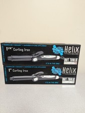 2 Pack Ionic Nanosilver Tourmaline Ceramic Curling Irons 1 1 1/4"