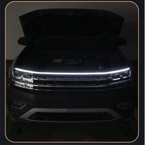 Car Hood Light Strip 47 Inches Blue Exterior Car LED Strip Lights Daytime Lights - Picture 28 of 45
