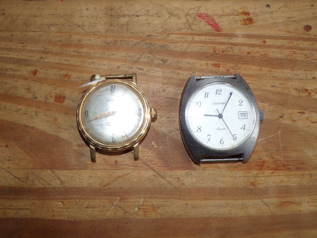 2 Montres Vintage STAREX 17 Rubis - Mécanique, Argentée, Années 1960