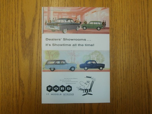 Ford . 1958. Original Colour advert.