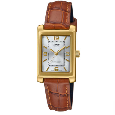 CASIO LTP-1234GLL-7A Women Classic Japan Quartz Analog Watch Genuine Leather 