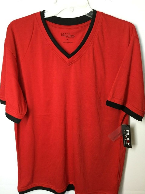 red designer tee