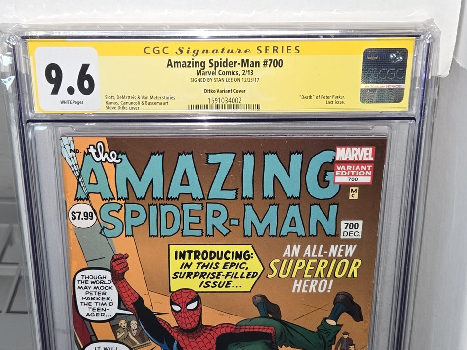 Amazing Spider-Man #679 - CGC 9.6 Signed by Stan Lee - Unique au monde – Legend Factory