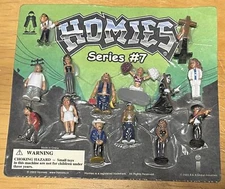 2003 HOMIES SERIES 7 VENDING MACHINE HEADER DISPLAY CARD 14 1/32 HIP HOP FIGURES