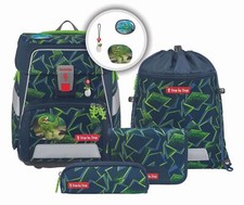 Step by Step Space Schulranzen-Set 5-teilig Wild T-Rex Taro dunkelgrau
