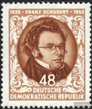 DDR 404 MNH 1953 125.Death of Schuber
