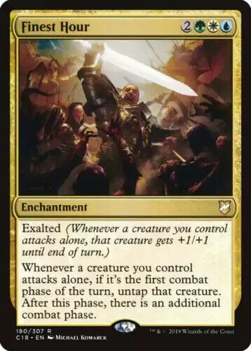 Finest Hour MTG Commander 2018 LP