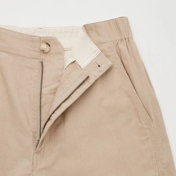 Linen Cotton Tapered Pants