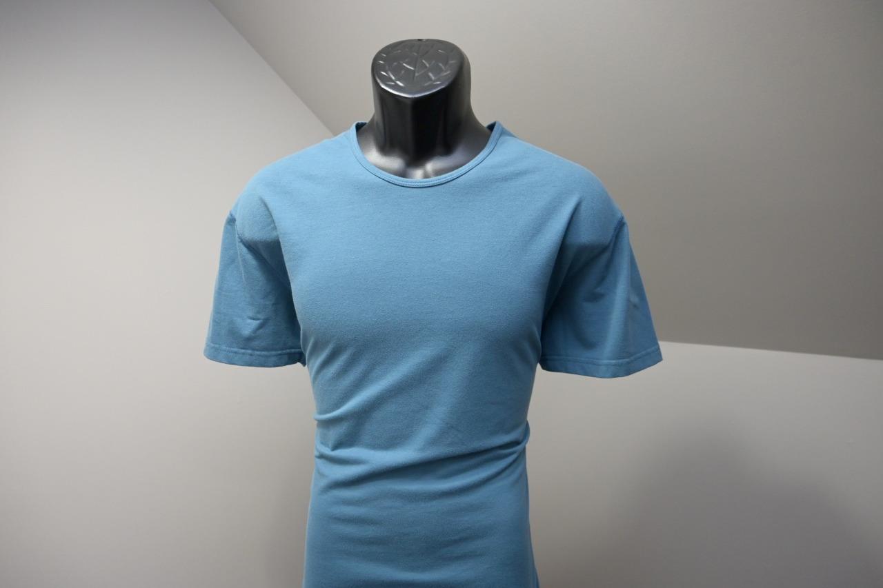 Bylt Drop Cut Gym Shirt Short Sleeve Atheltic Tee Blue Mens Size Large