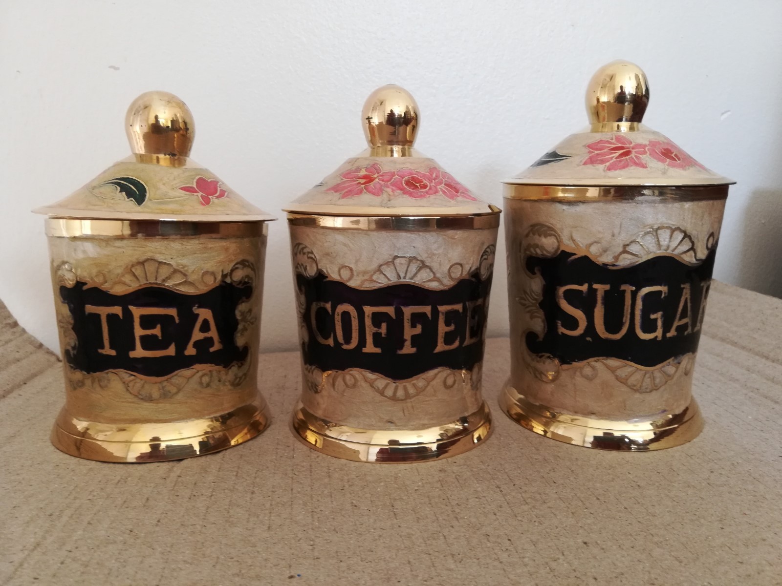 tea coffee and sugar storage