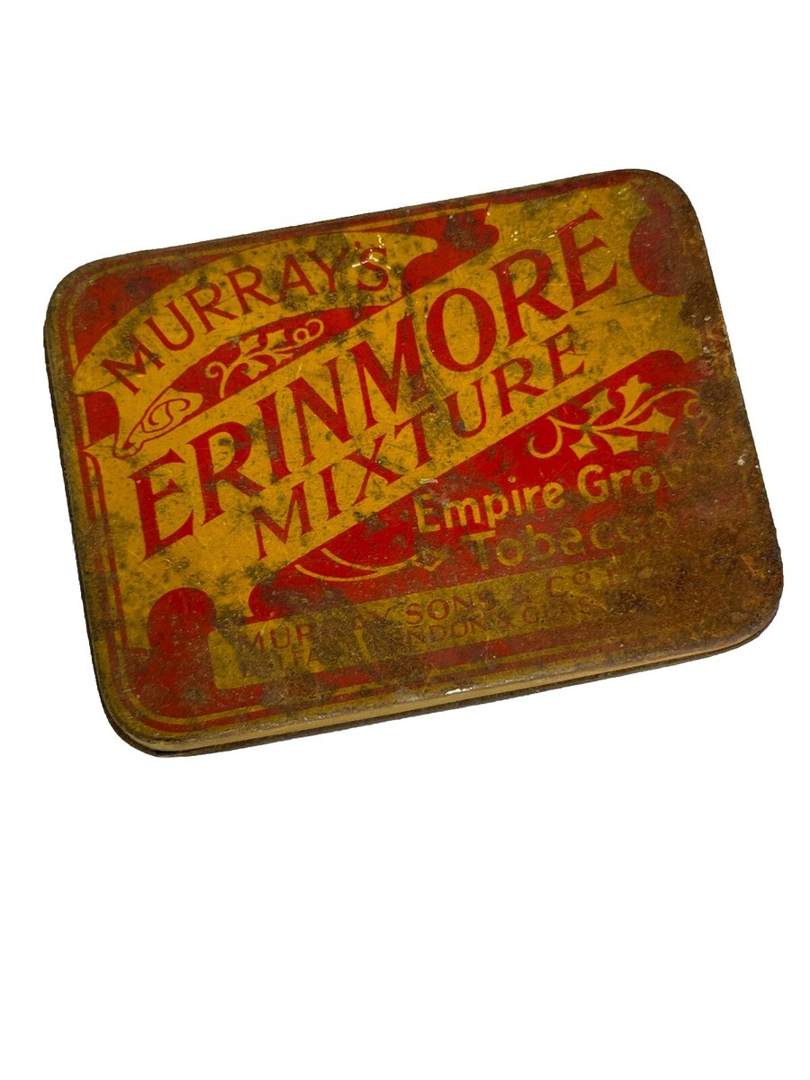1930s Vintage Murray's Erinmore Mixture Tobacco Tin