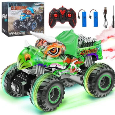 MARKENLOS Ferngesteuertes Auto Kinder Monster Dinosaurier Truck Spielzeug ab 3 4 5+ Jahre~