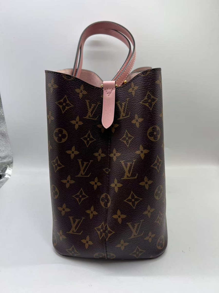 LOUIS VUITTON モノグラム ハンドバッグ Louis Vuitton Monogram Canvas Neonoe MM Rose Poudre Bucket-style