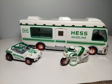 Hess 1998 Toy Truck RV Recreation Van with Dune Buggy and Motorcycle *NO BOX*