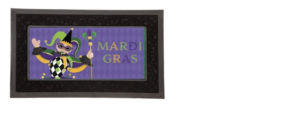 2023 MARDI GRAS JESTER SASSAFRAS SWITCH MAT 10" x 22"  NEW - Image 2 of 2