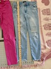 Lot 2 Abercrombie & Fitch Jeans Pants - Pink Skinny & Harber ankle Distressed — photo 3