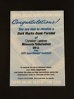 2025-26 Topps Midnight Christian Laettner Dark Marks Dusk Parallel Redem Auto