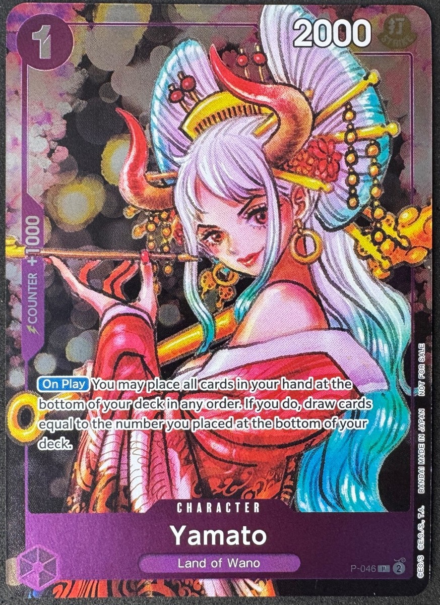 One Piece TCG Yamato P-046 SR Full Art Event Pack Vol. 3 Foil - LP
