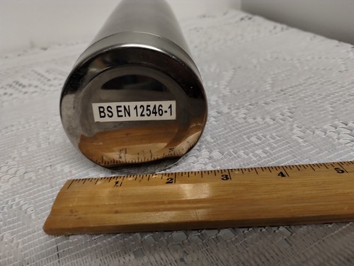 Stainless 10" Vaccuum Flask #BSEN12546-1 England - Picture 4 of 6