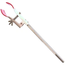 214D2 Karter Scientific Extension Lab Clamp 2 Prong Single Adjust 10-55mm Jaw