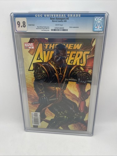 NEW AVENGERS #4 CGC 9.8 VARIANT COVER Brian M. Jim Cheung.