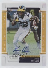 2019 Score Rookies Gold Zone Signatures 24/50 Karan Higdon #341 Auto 0c6