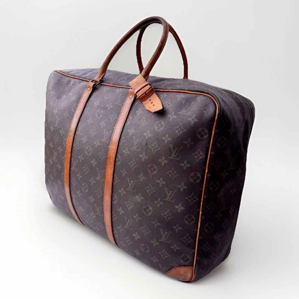 Estuche de viaje Louis Vuitton vintage con monograma lados suaves | Lona marrón, Vachetta Foto 2 de 4