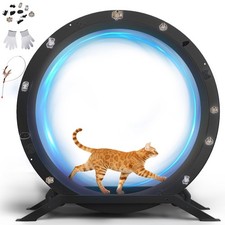 GTRACING Cat Wheels, 40" Diameter, Large Cat Exercise Wheel for Indoor Cats c...