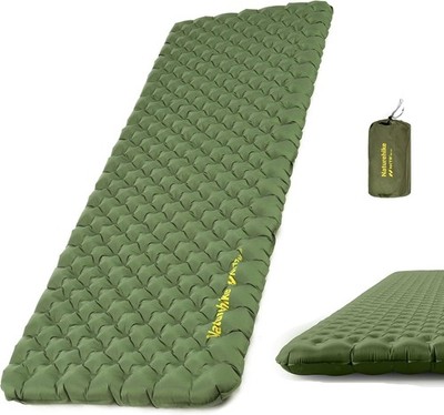 Naturehike 4.6R Ultralight Insulated Inflatable Sleeping Pad Mat w/ Air Pump Bag