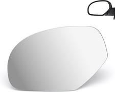 Mirror Glass Driver Left Side Fit for 2007-2014 Chevy Silverado GMC Sierra 1500