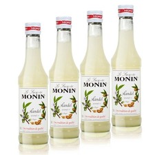 4x Monin Mandel Sirup, 250 ml Flasche