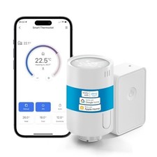 Meross Smart Radiator Thermostat with Starter Kit - Smart Heating Control, Easy