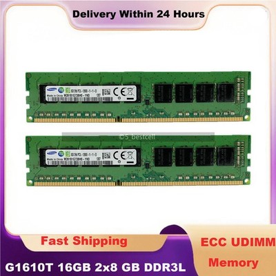 For HP ProLiant Microserver Gen8 G1610T 2x8GB DDR3L ECC UDIMM Memory RAM Lot