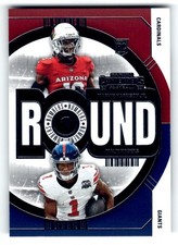 2024 Panini Contenders #2 Malik Nabers / Marvin Harrison Jr. Round Numbers
