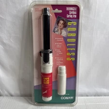 Conair Thermacell Cordless Curling Iron 3/4" CAO262ACS VINTAGE 1990 NEW SEALED