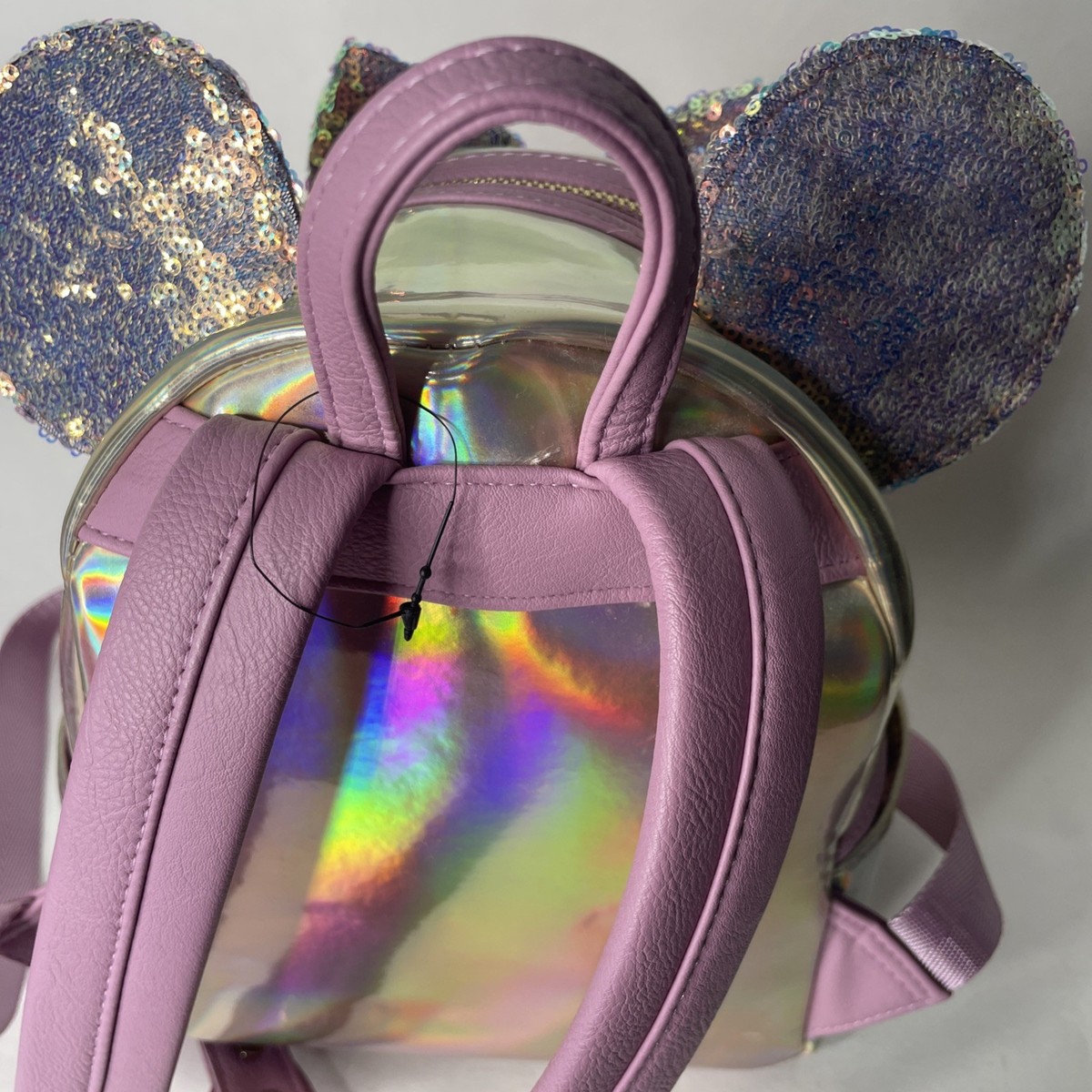 WDW 50th Anniversary EARidescent Pink Sequin Ears Loungefly  display picture 1