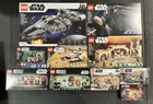 Lot of 10 Retired LEGO Star Wars Sets - All New And Sealed