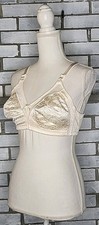 Bali Classic Support Lace Full Figure Unline Wireless Bra DF3372 Size 38C Beige 