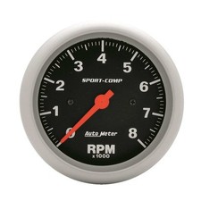 Auto Meter 3991 One Sport-comp Tachometer 8000 Rpm 3-38 In Performance Auto Meter 3991 One Sport-comp Tachometer 8000 Rpm 3-38 In Performance