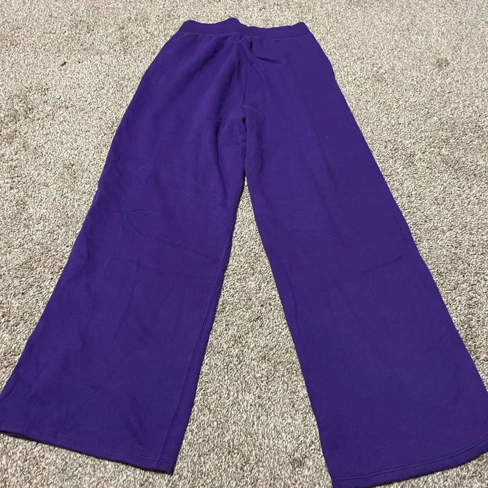Pantalones deportivos Polo Ralph Lauren niños púrpura pierna ancha talla XL (16) cómodos Foto 3 de 4