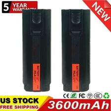 2-PACK For Paslode Impulse 6V 3600mAh 404717 Ni-MH Battery Nailer 900400 900420